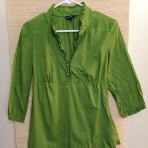 Banana Republic Olive Green Blouse